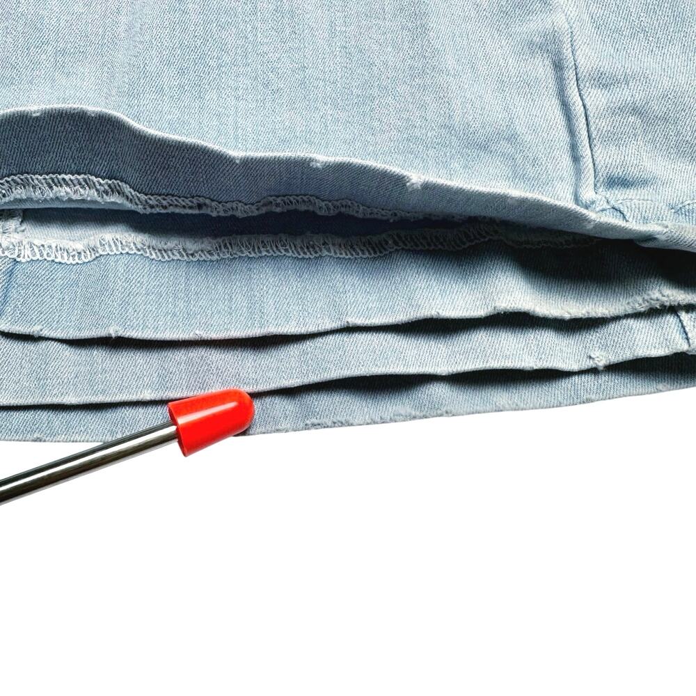 Spanx | Women | Light Wash Flare Leg High Rise Denim Stretch Pants | XL Tall - Picture 11 of 14